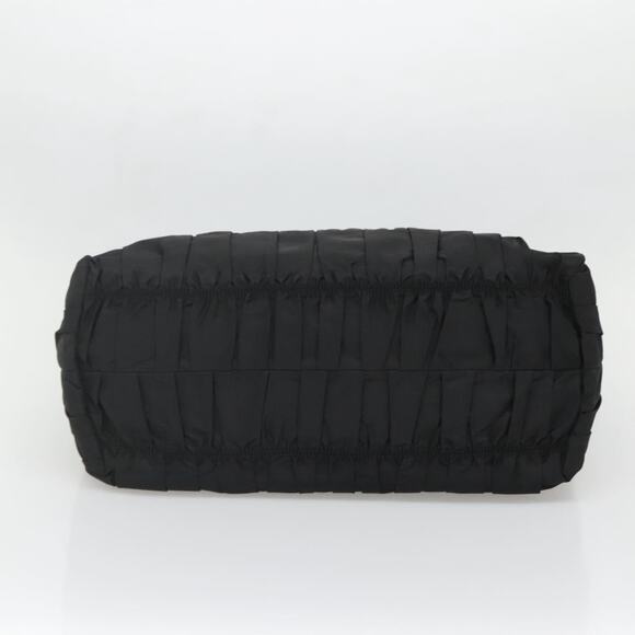 PRADA Tote Bag Nylon Black Silver - Picture 9 of 12
